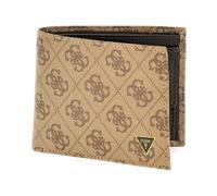 Guess Portafoglio Mito in pelle 12 cm con protezione RFID beige-marrone (TAS010498)