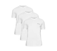 Guess, ,Tops ,Uomo ,Bianco ,2XL 3 T-shirt in Cotone - Bianco Base