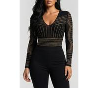 GUESS Marciano By Kristal Bodysuit Jet Black Multi Taglia: L | Body Outlet | Donna | Nero