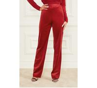 GUESS Marciano By Lilli Pant Lacquer Red Straight Taglia: 40 | Pantaloni dritti Outlet | Donna | Rosso