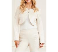 GUESS Marciano By Lorraine Jacket Ivory Cropped Bone Taglia: 38 | Giacche corte Outlet | Donna | Bianco