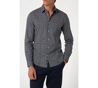 GUESS Marciano By Ls Italian Colla Rou Blue Mixed Flowers Taglia: 38 | Camicie Casual Outlet | Uomo | Blu