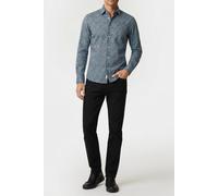 GUESS Marciano By Ls Italian Colla Rou Dark Blue Daisy Prin Taglia: 44 | Camicie Casual Outlet | Uomo | Blu