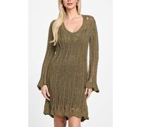 GUESS Marciano By Lucky Ls Flare Mini Army Olive + Gold Lu Taglia: 40 | Abiti Mini Outlet | Donna | Verde