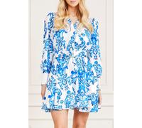 GUESS Marciano By Micol Dress Solid Blue Note Taglia: 38 | Abiti in T-Shirt Outlet | Donna | Blu