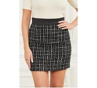 GUESS Marciano By Secret Tweed Skirt B Black And White Comb Taglia: 48 | Minigonne Outlet | Donna | Nero