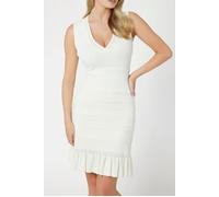 GUESS Marciano By Syria Sl V Neck Dres Pale Pearl Taglia: 46 | Abiti Mini Outlet | Donna | Bianco