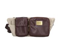 Guess - Marsupio in tessuto e ecopelle - - Bags - Uomo - Marrone - ONE SIZE