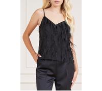 GUESS Melody Feather Cami Jet Black A996 Taglia: XS | Canottiere Outlet | Donna | Nero