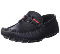GUESS Askers, Mocassino Uomo, Nero, 44 EU