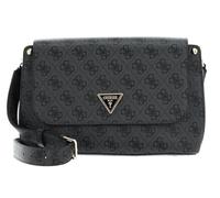 Guess Borsa a tracolla Meridian Flap Poliuretano Nero con logo Coal UNICA