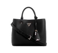 Guess Borsa a Tracolla Meridian Girlfriend Satchel con Manici Superiori Donna Nero Taglia Unica
