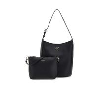 Guess - Meridian II Bucket Bag Set - - Bags - Donna - Nero - ONE SIZE