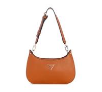 GUESS Meridian Mini Top Zip Shoulder Bag Cognac