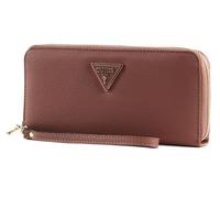GUESS Meridian SLG Large Zip Around Wallet Rosewood