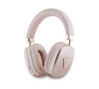 GUESS Metallic Triangle Logo, Bluetooth, microfono, autonomia 25 h, smartphone CUFFIE WIRELESS, Rosa