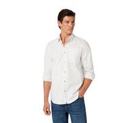 GUESS Micro Flower AOP stampato collare spalmato manica lunga camicia collin, Micro fiore Aop, L