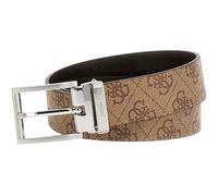 GUESS Milano Adjustable & Reversible Belt H35 W115 Beige Brown