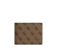 Guess Portafoglio Mito in pelle 12 cm con protezione RFID beige-marrone (TAS010498)