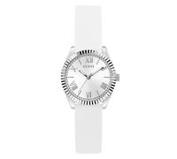 GUESS Mini Luna Orologio Donna Acciaio Silicone Bianco GW0724L1