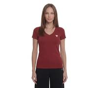Guess Mini Triangle - T-Shirt Donna Scollo a V