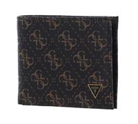 GUESS Mito Billfold Coin Wallet Dark Brown/Ochre