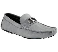 GUESS Mocassini da uomo Agaro Driving Style, Grigio 030, 41.5 EU