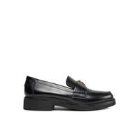 Guess, ,Shoes ,Donna ,Nero ,39 EU Mocassino in pelle nera con fibbia