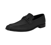 Guess Mocassini Hollas Uomo, Texture Saffiano Nero 001, 42 EU