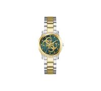 GUESS GT Annette GW0861L4 - Orologio da polso da donna, in acciaio INOX bicolore, verde, Moderno