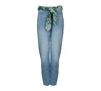 Guess - Mom Fit Jeans Vita Alta con Cintura Sciarpa - - Jeans - Donna - Blu - W29