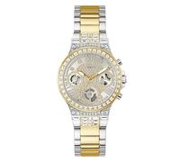 GUESS Moonlight GW0320L7 - Orologio da polso da donna, in acciaio inox bicolore