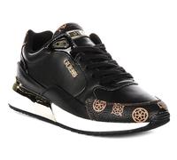 GUESS Moxea con Lacci Donna Scarpe Sportive IN Bianco Marrone Misura UK 3 - 8
