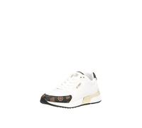 Guess Moxea, Sneaker Donna, White Brown Ochra, 39 EU