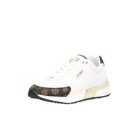 Scarpe da basket da donna in similpelle Guess Moxea Blanc 38
