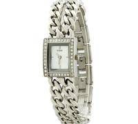 Guess Multi Filo Catena Color Argento + Pave Cristallo Lunetta Sm Watch U85119L1
