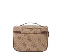 Guess Borsa trucco Toiletry Train Case – Unisex con Logo – Latte/Marrone