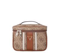 GUESS borsa trucco Erenia Toiletry Train Case Latte Logo