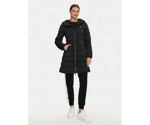 Guess New Aleta Long Puffer Jacket Nero - Taglia L Abbigliamento Donna