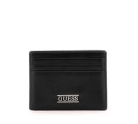 PORTA CARD GUESS new boston portacarte in pelle NERO ND scelta=P NERO SMNEBRLEA