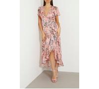 GUESS New Juna Long Dress Eucalyptus Floral Pr Taglia: XS | Maxi abiti Outlet | Donna |