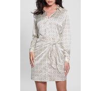 GUESS New Ls Alya Printed New G Logo Sand Prin Taglia: L | Abiti in T-Shirt Outlet | Donna | Marrone