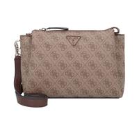 GUESS Noelle Tri Compartment Crossbody Latte Logo/Brown