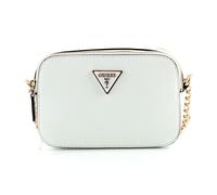 Guess Noelle Borsa con cerniera Saffiano bianco