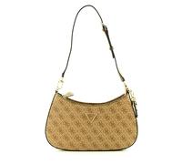 Guess Borsa a spalla Noelle con zip e logo Latte Marrone taglia unica