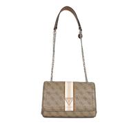 GUESS Noelle Convertible Crossbody Flap Bag, Borsetta Donna, Logo Beige, One Size