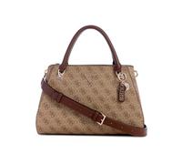 GUESS Noelle Girlfriend Satchel Latte Logo/Brown