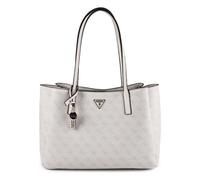 GUESS borsa a tracolla borsa da ufficio con scomparto per laptop Noelle II Tech Tote Bone Logo grigio chiaro