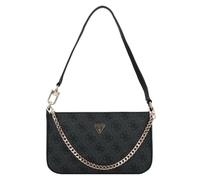 GUESS Noelle II Mini Top Zip Shoulder Bag Coal Logo