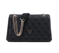 GUESS Noelle II Convertible Xbody Flap Bag Coal Logo
